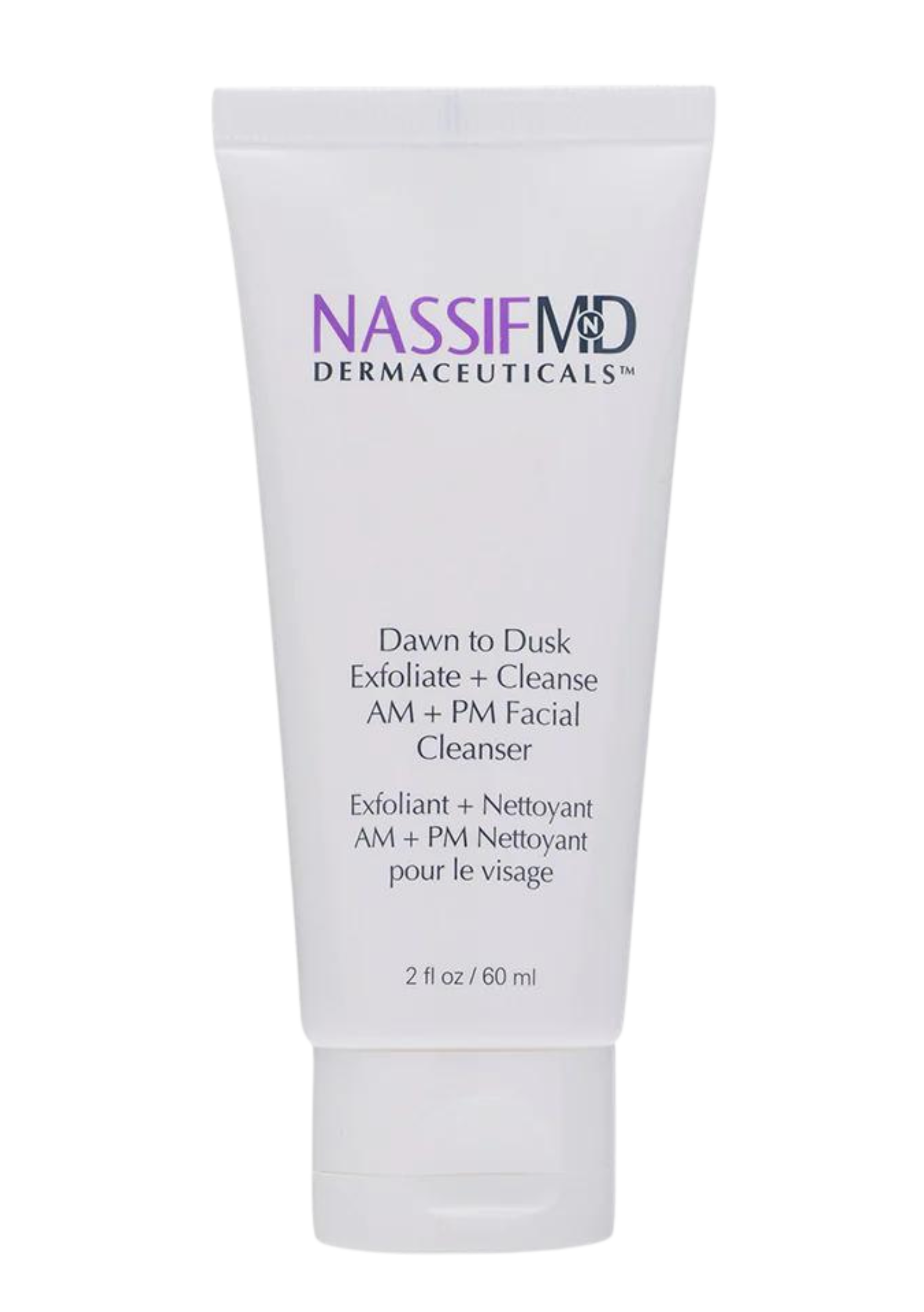 Nassif MD® Dawn to Dusk Exfoliate + Cleanse (AM & PM) Facial Cleanser