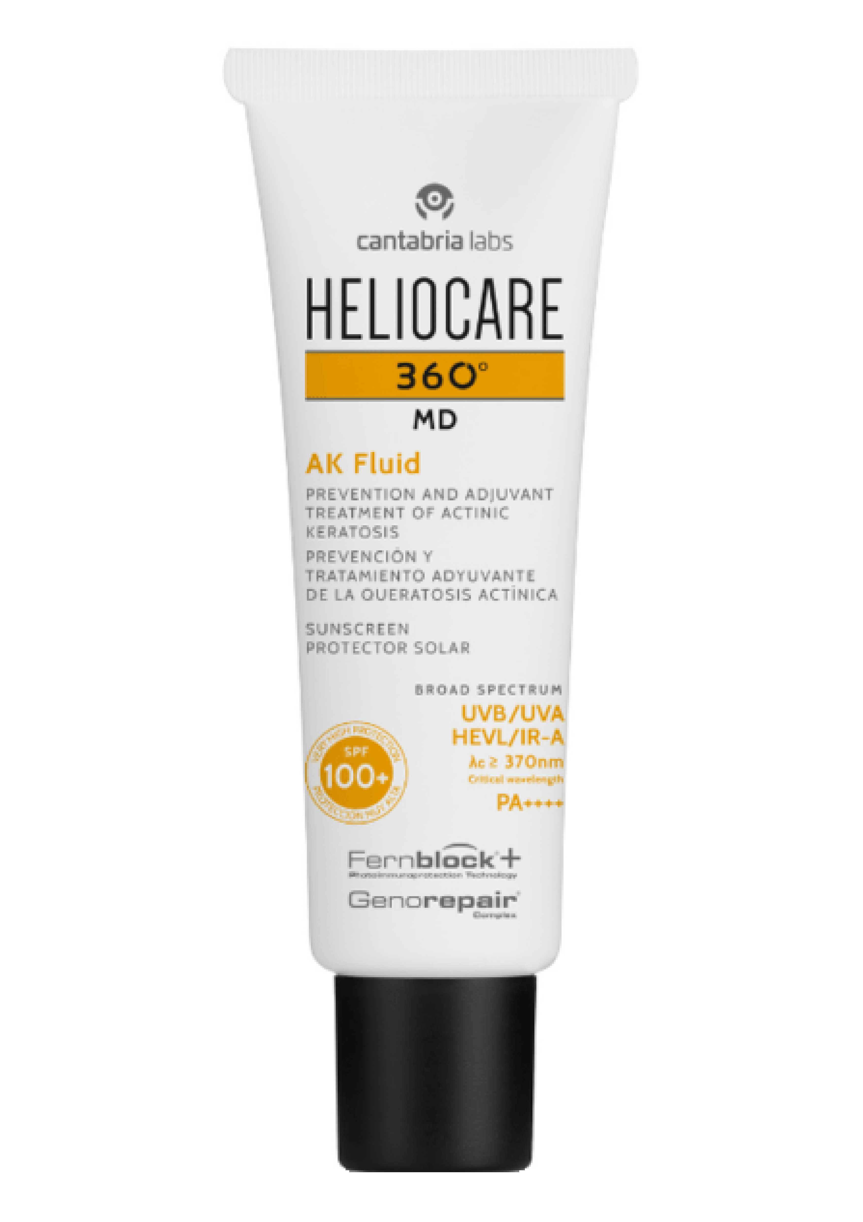 Heliocare® 360° AK Fluid SPF100+ - Aesthetica Skin Centre