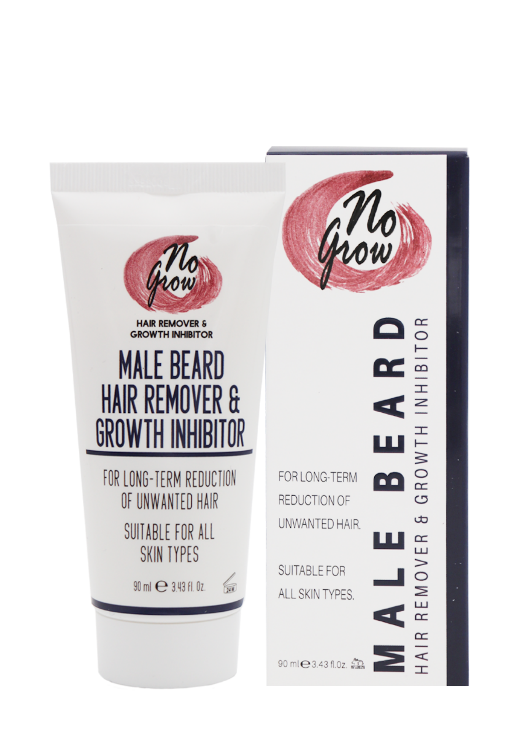 No Grow Male Beard Remover & Growth Inhibitor