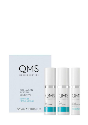 QMS Collagen System Sensitive 3-Step Routine Set